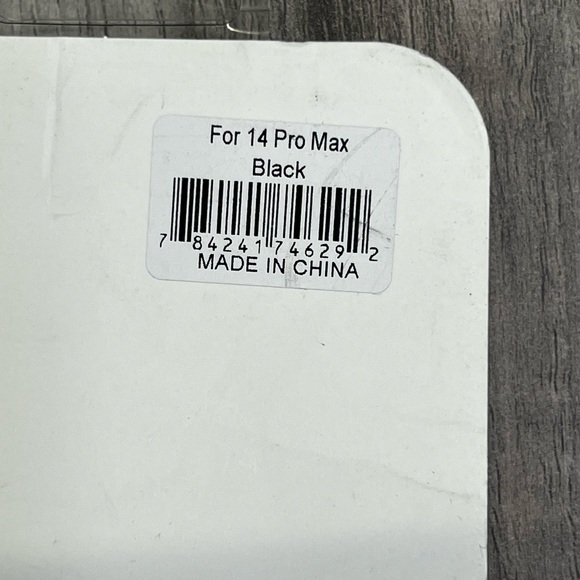 Black iPhone 14 Pro Max silicone phone case, NWOT - Picture 3 of 4